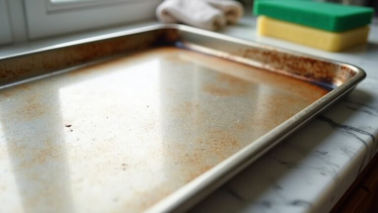 clean and maintain baking sheets