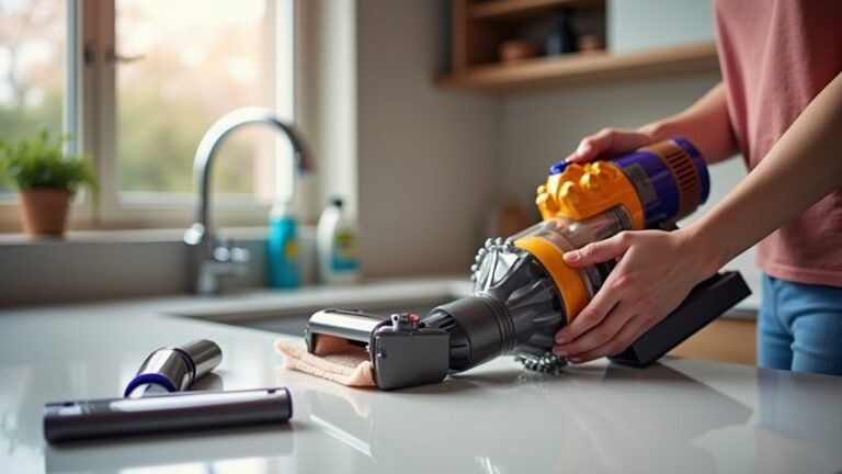 clean dyson vacuum properly