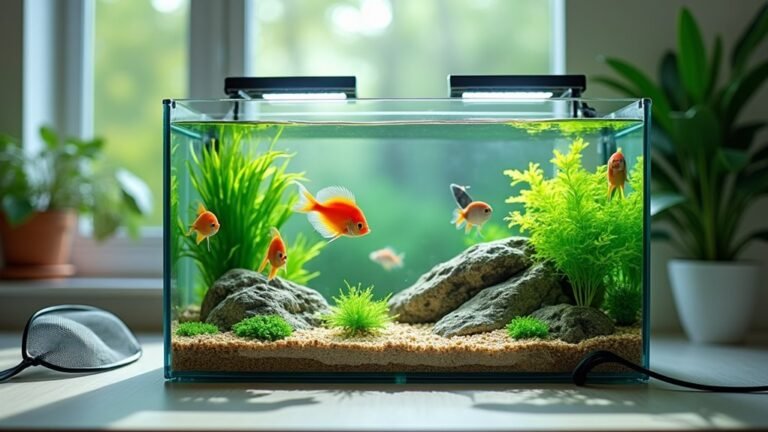 clean fish tank regularly