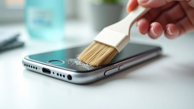 clean iphone speaker grills