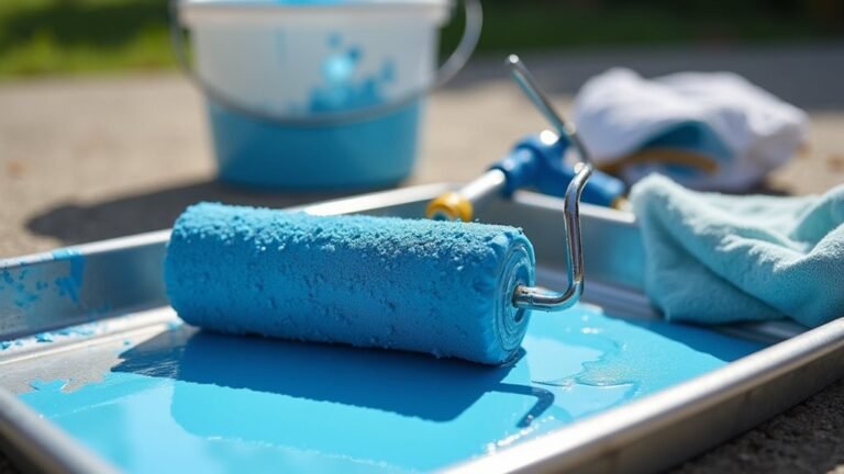 clean paint roller properly