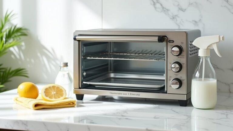 clean toaster oven effectively