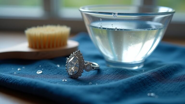 cleaning a diamond ring