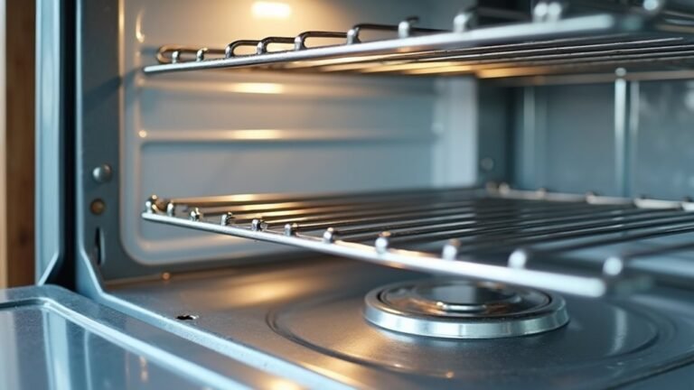 cleaning a gas oven