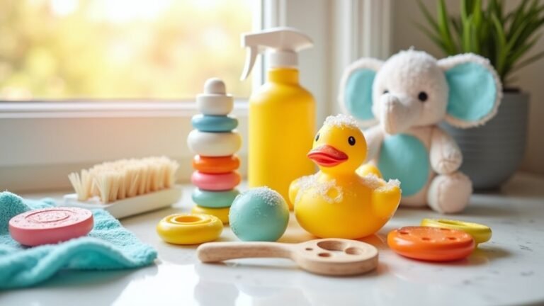 cleaning baby toys safely