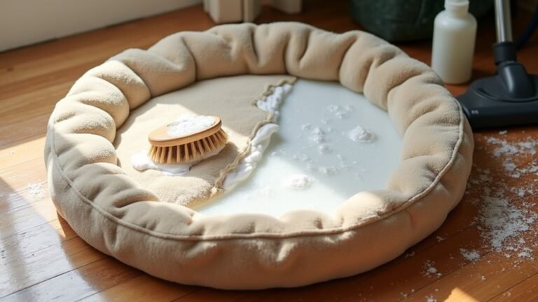 cleaning dog bed tips