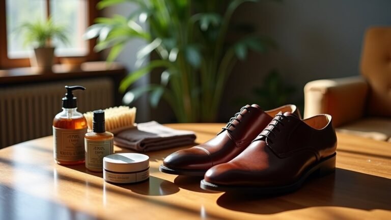 cleaning leather shoes properly