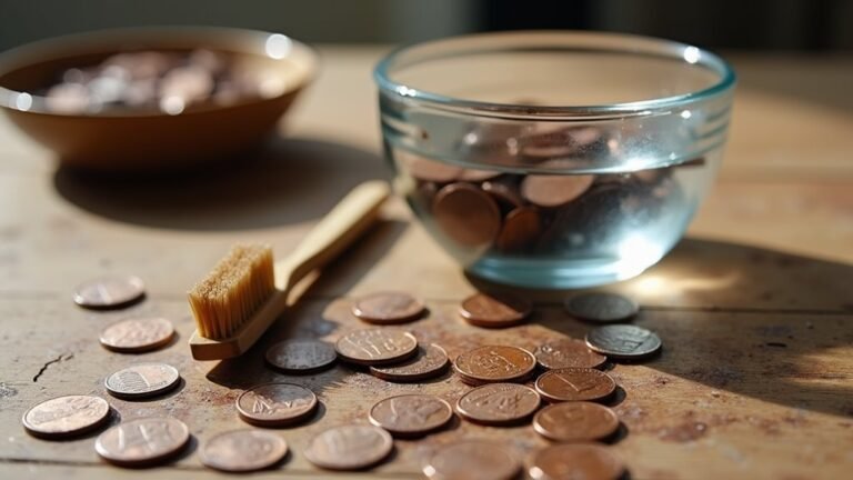 cleaning pennies effectively