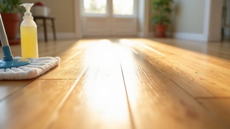 cleaning pre finished hardwood floors