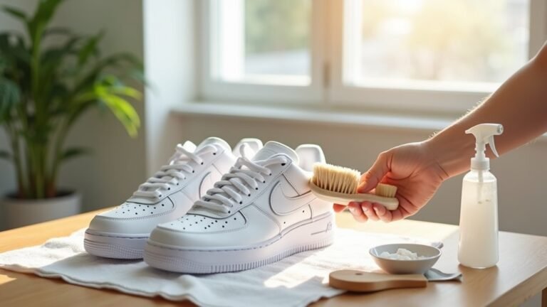 cleaning white air forces