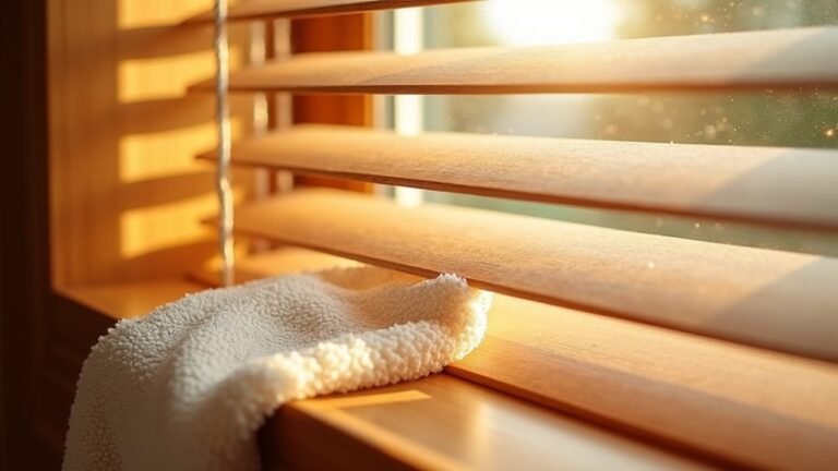 cleaning wooden blinds effectively