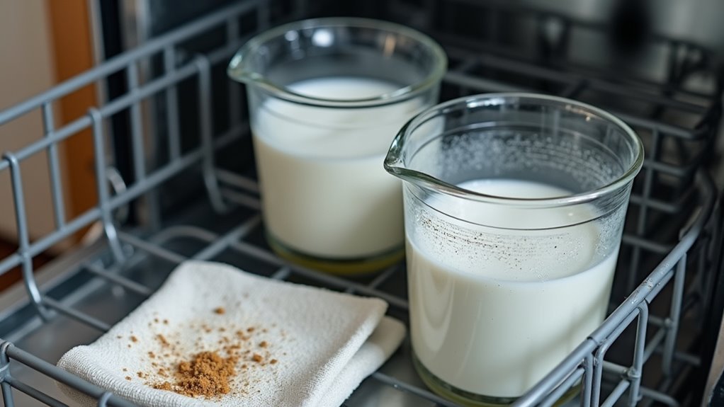 eliminate dishwasher smell quickly