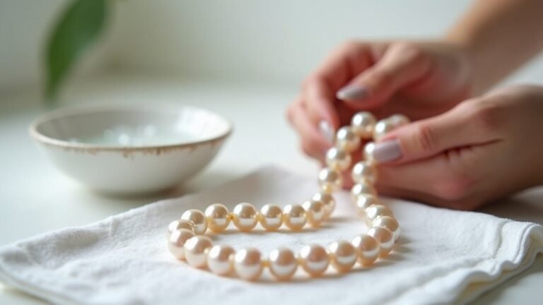 gentle cleaning for pearls