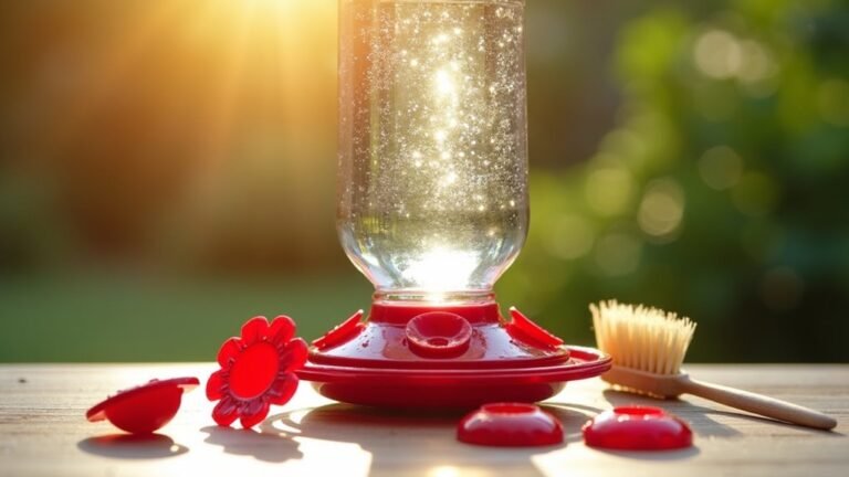 hummingbird feeder cleaning tips