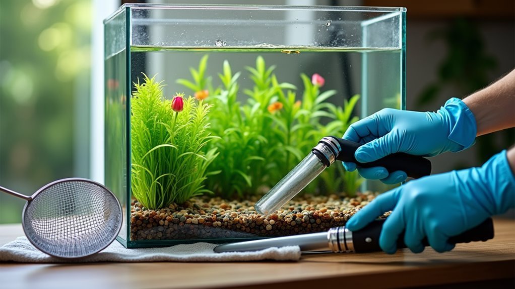 regular upkeep for aquariums