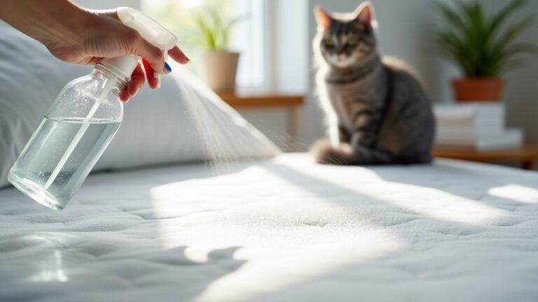 removing cat urine stains