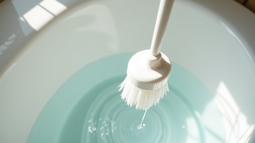 sanitize brushes regularly