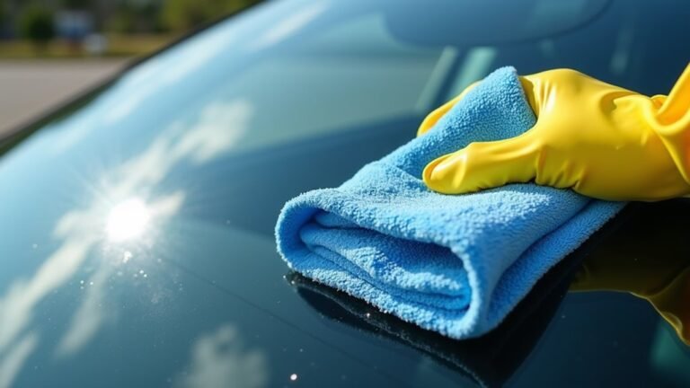 streak free car window cleaning