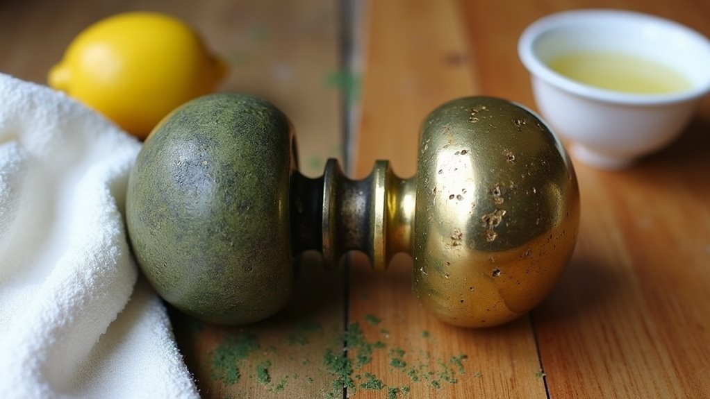 brass polishing for shine