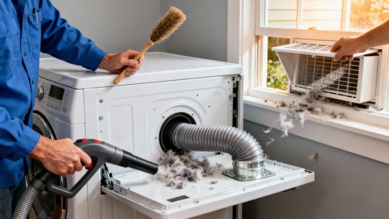 how to clean a dryer vent