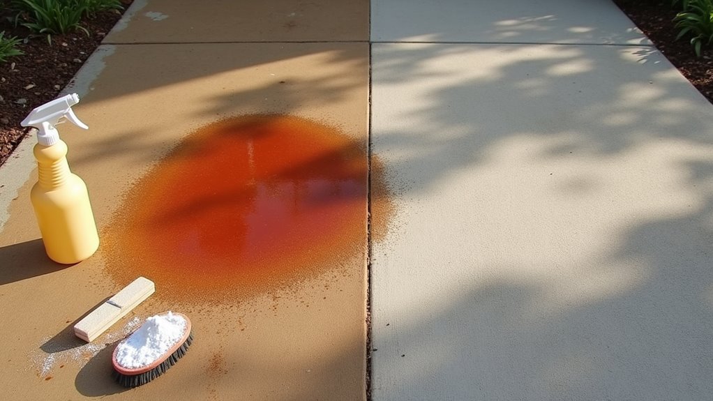 absorb and degrease stains