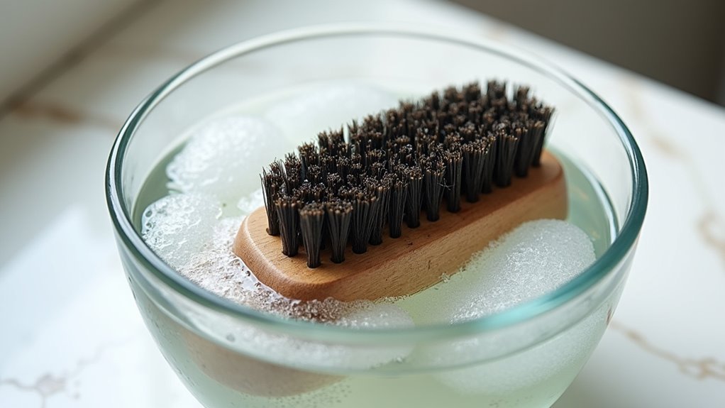 beard brush solvent maintenance