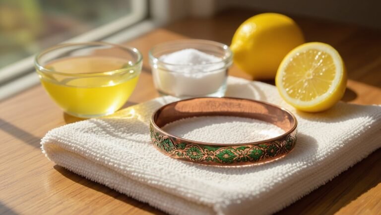 clean a copper bracelet