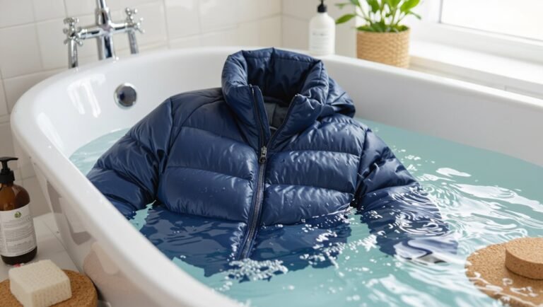 clean a down jacket