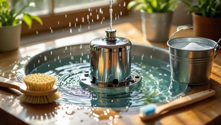 clean a fountain pump