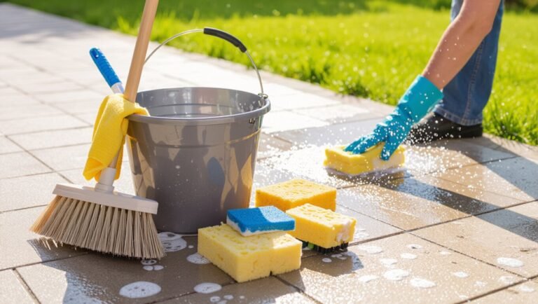 clean driveway without pressure