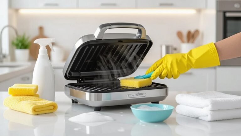 clean george foreman grill