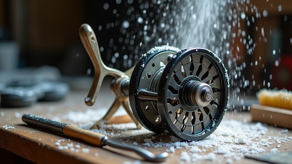 clean reels after saltwater