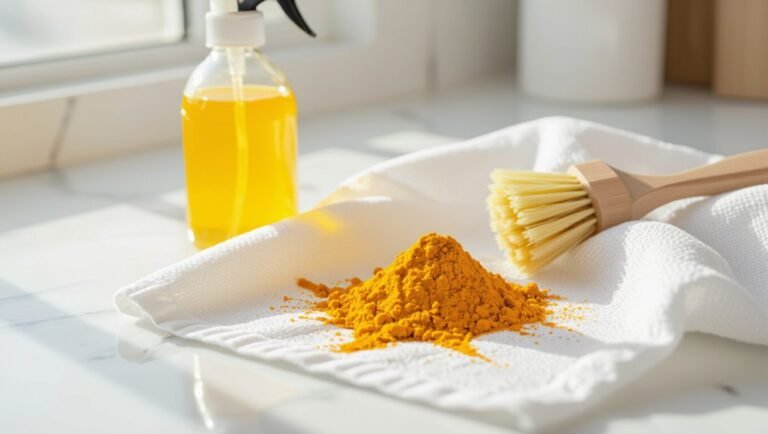 cleaning turmeric stains easily
