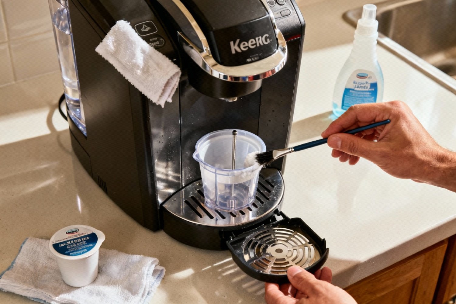 How To Clean a Keurig Single Cup Coffee Machine - cleanrestoreconnect.com