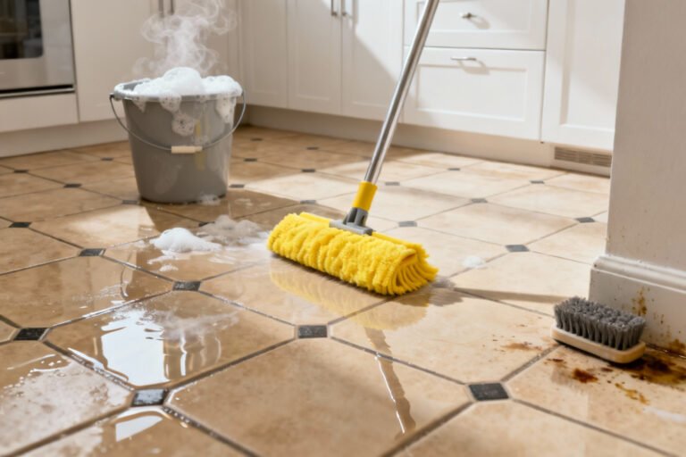 How To Clean a Kitchen Floor