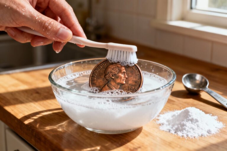 How To Clean A Penny With Baking Soda