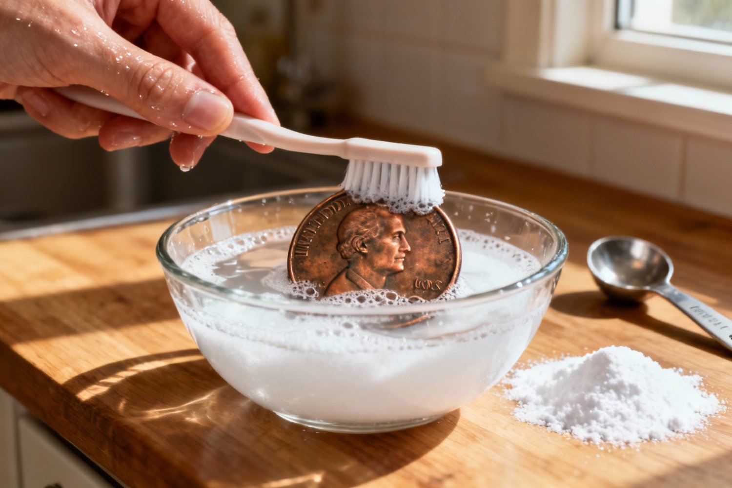 How To Clean A Penny With Baking Soda - cleanrestoreconnect.com