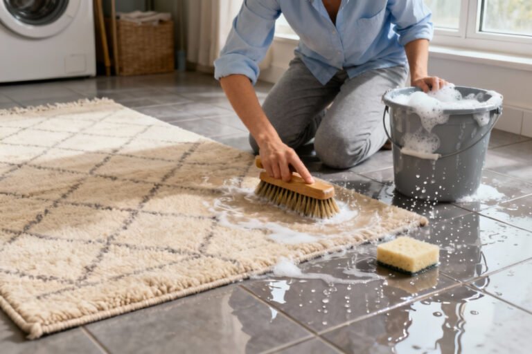 How To Clean a rug by hand