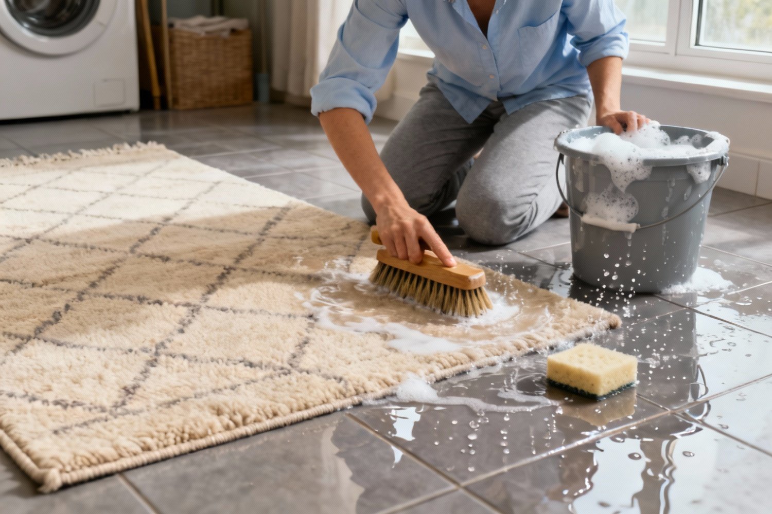 How To Clean a rug by hand - cleanrestoreconnect.com