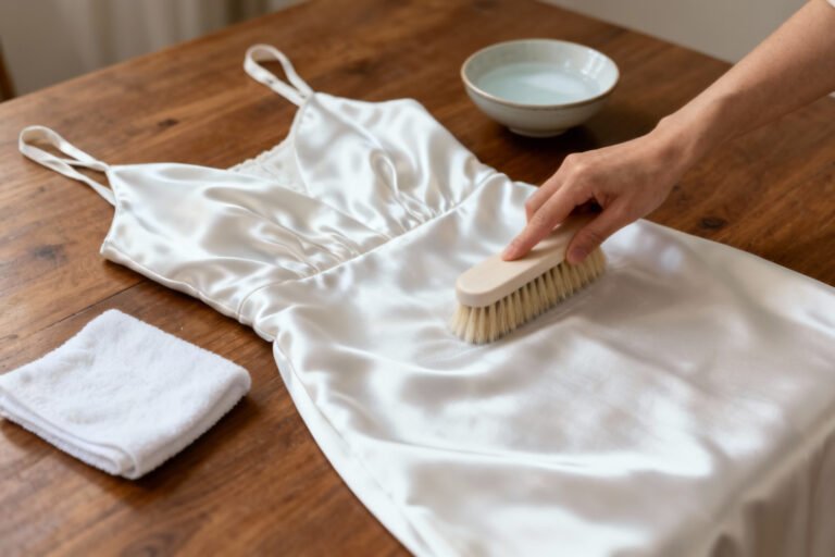 How To Clean a satin dress