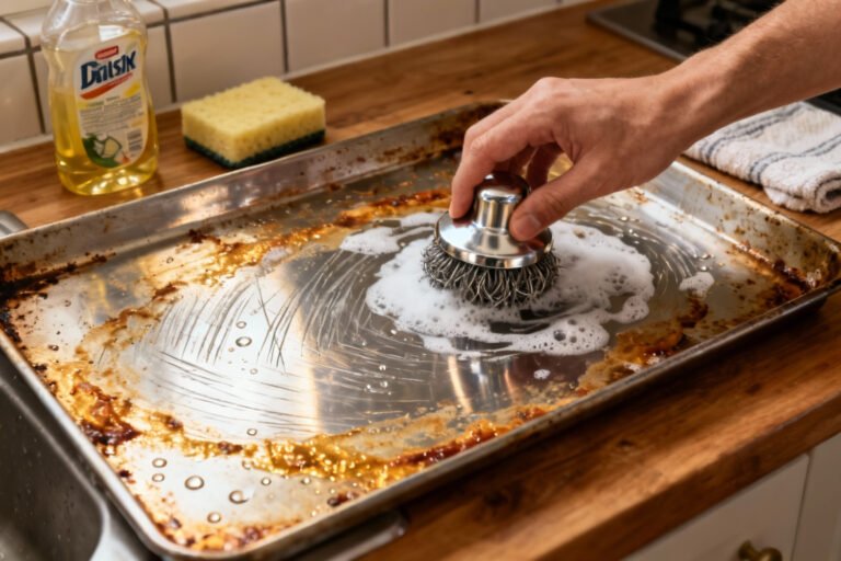 How To Clean a sheet pan