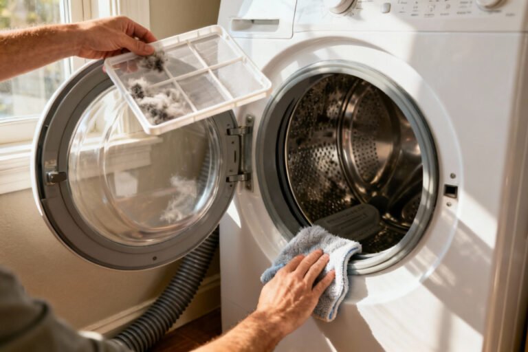 How To Clean a smelly clothes dryer