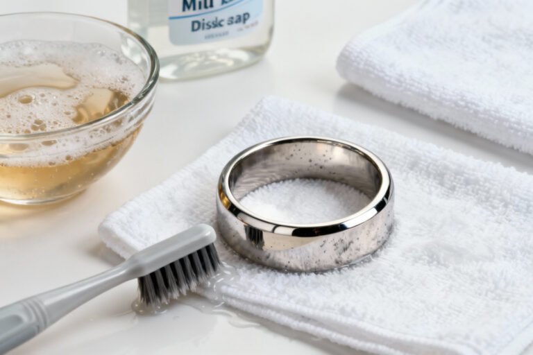 How To Clean a stainless steel ring