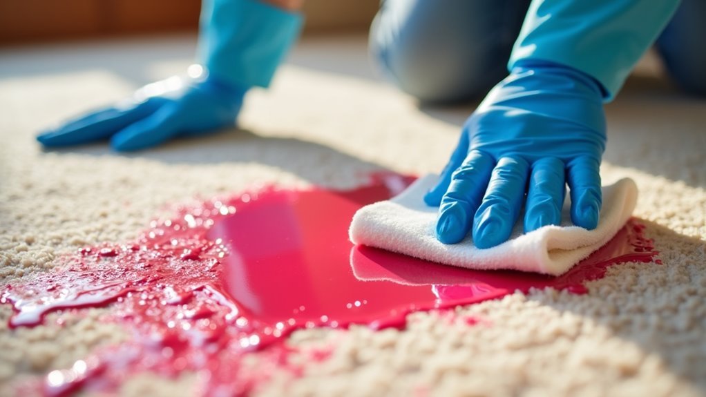 efficient paint spill removal