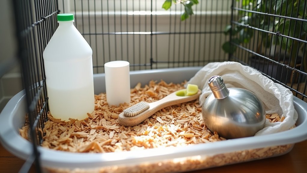 essential rabbit cage maintenance