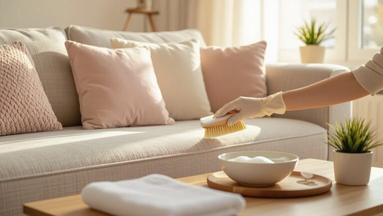 fabric couch cleaning guide