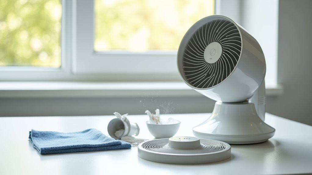 maintain fan airflow efficiency