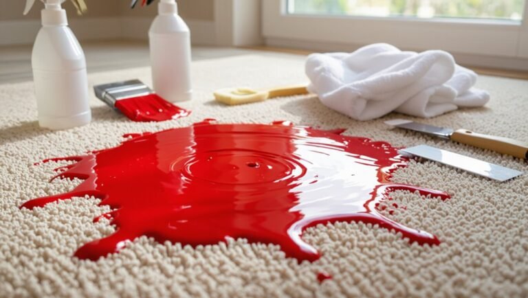 paint spill cleanup guide
