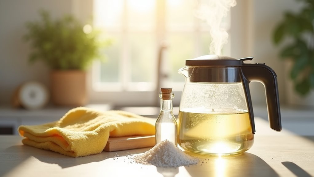 regular descaling maintains kettle