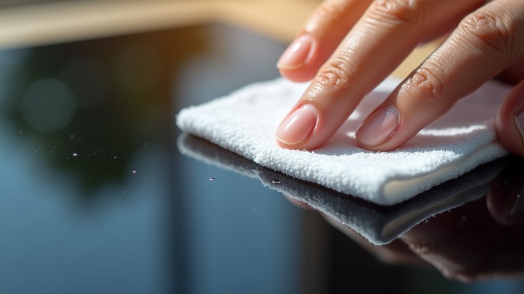 safe touchscreen cleaning routine